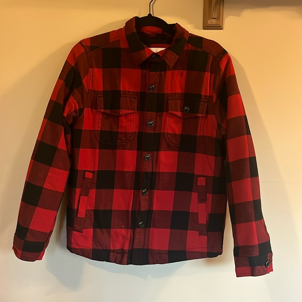 Red and Black Quilted Flannel-like new. Goodfellow & Co